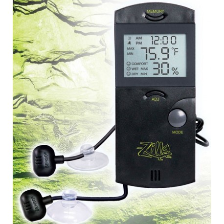 Zilla Terrarium Hygrometer Thermometer