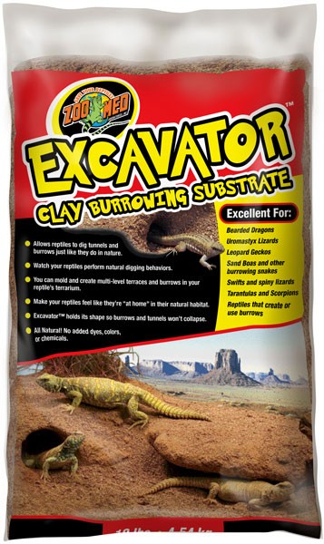 Zoo Med Excavator Clay Burrowing Substrate